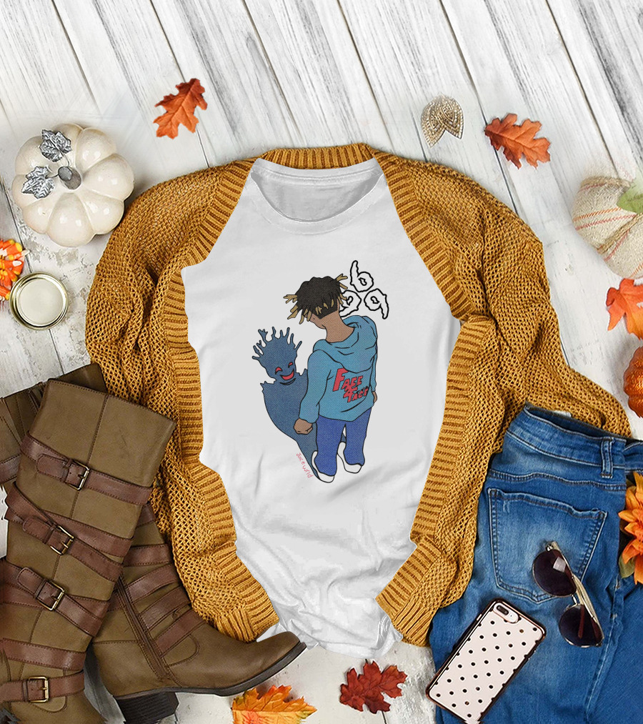 999Club Reflection Face Your Fears 69 Shadow T-Shirt