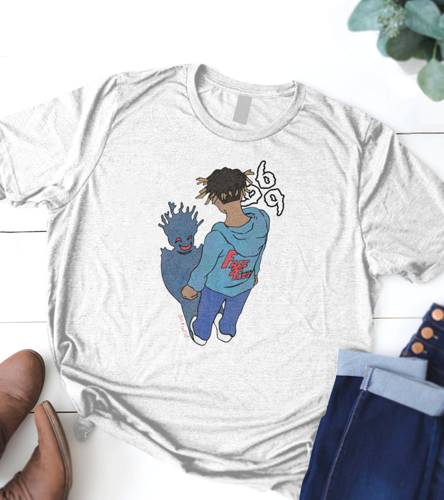 999Club Reflection Face Your Fears 69 Shadow T-Shirt