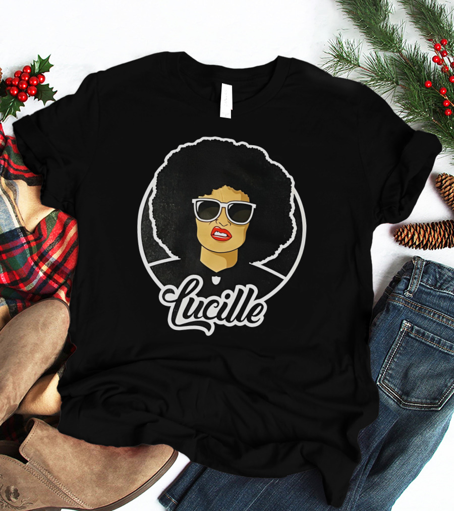 Lucille Retro Afro Sunglasses Iconic Style Lucille 2.0 T-Shirt