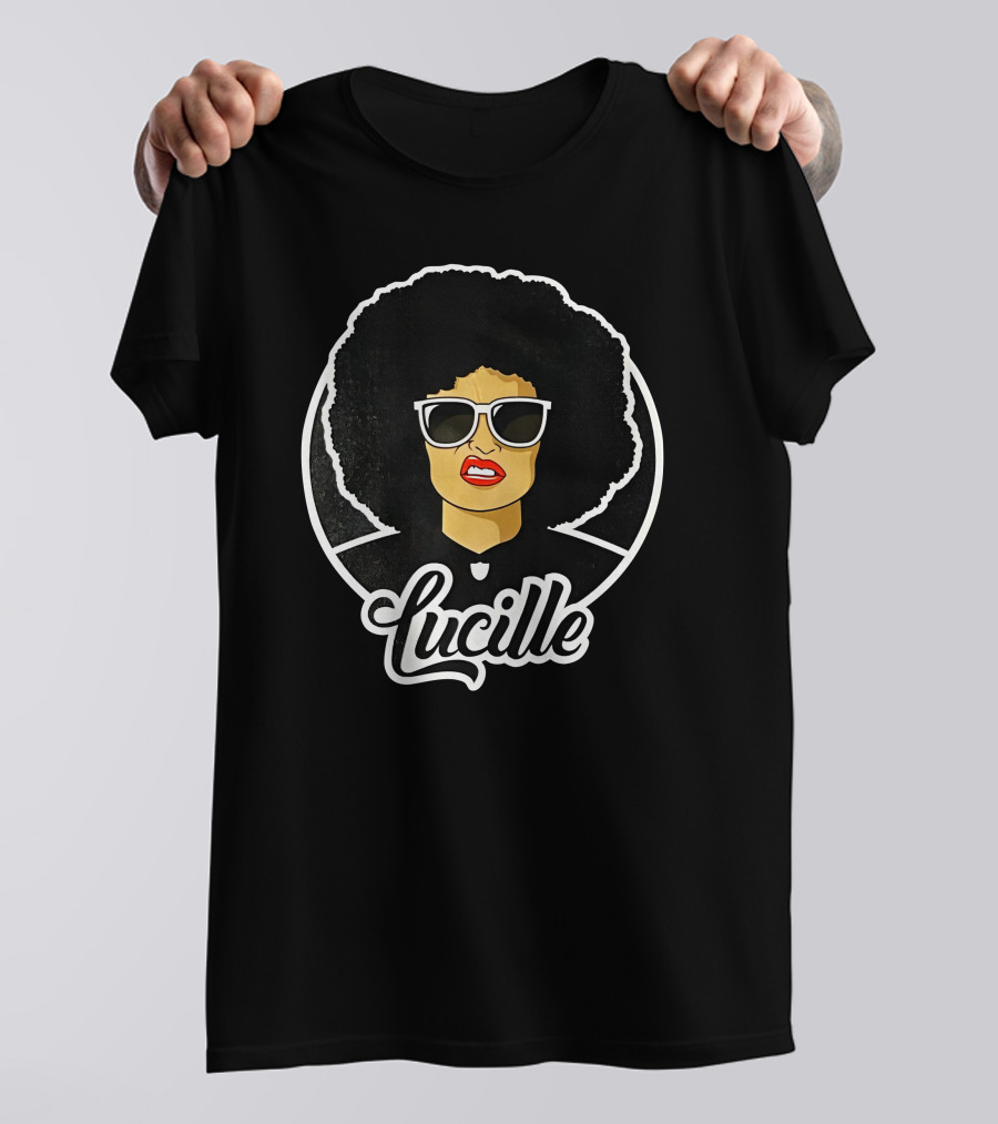 Lucille Retro Afro Sunglasses Iconic Style Lucille 2.0 T-Shirt
