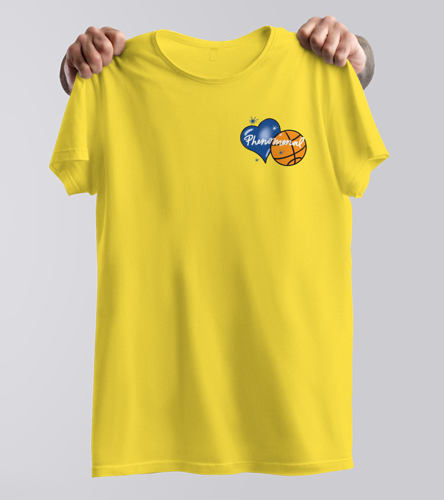 Phenomenal Warriors Shop Basketball Heart T-Shirt