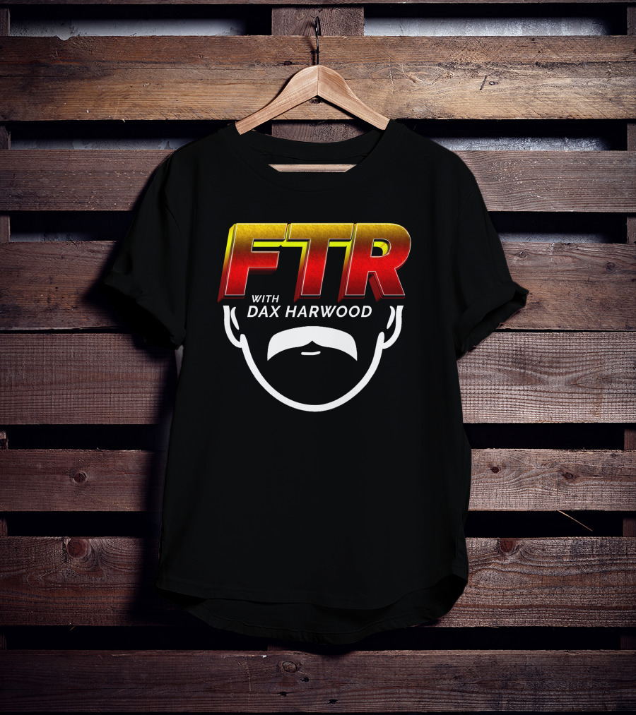 FTR With Dax Harwood Mustache T-Shirt