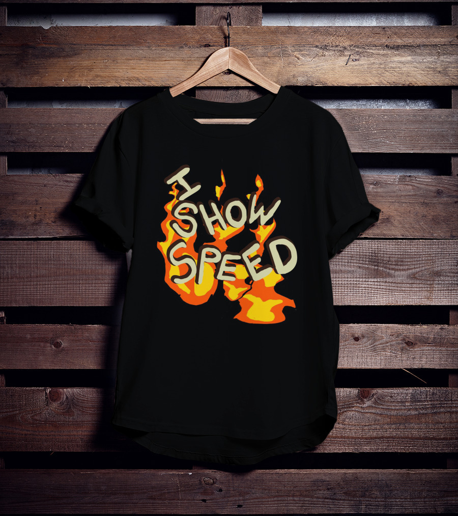 I Show Speed Fire Flames Bro T-Shirt