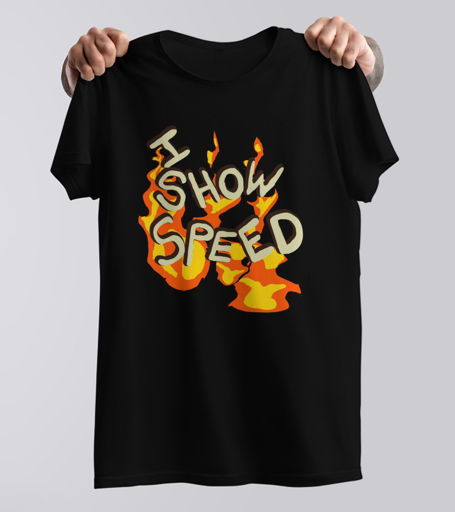 I Show Speed Fire Flames Bro T-Shirt
