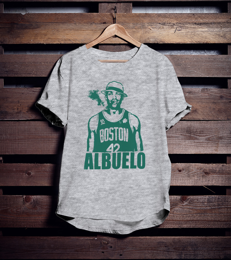 Boston 42 Albuelo Smoking Basketball Jersey T-Shirt