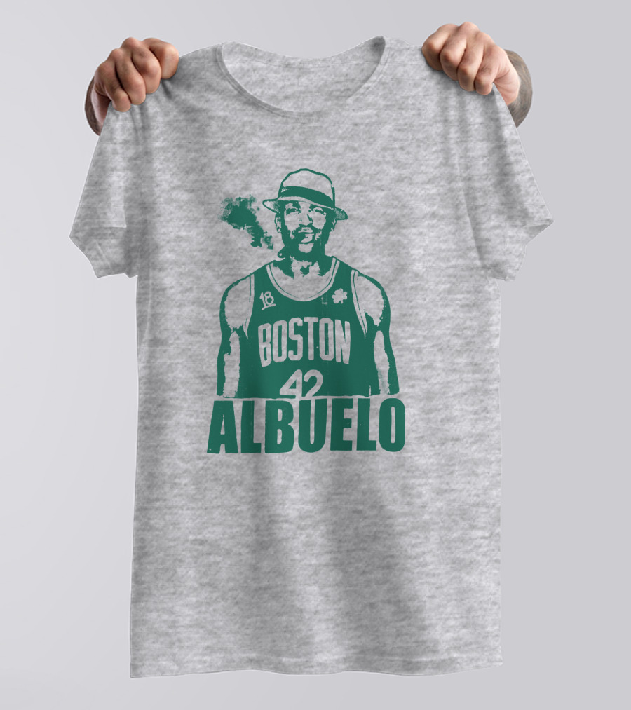 Boston 42 Albuelo Smoking Basketball Jersey T-Shirt