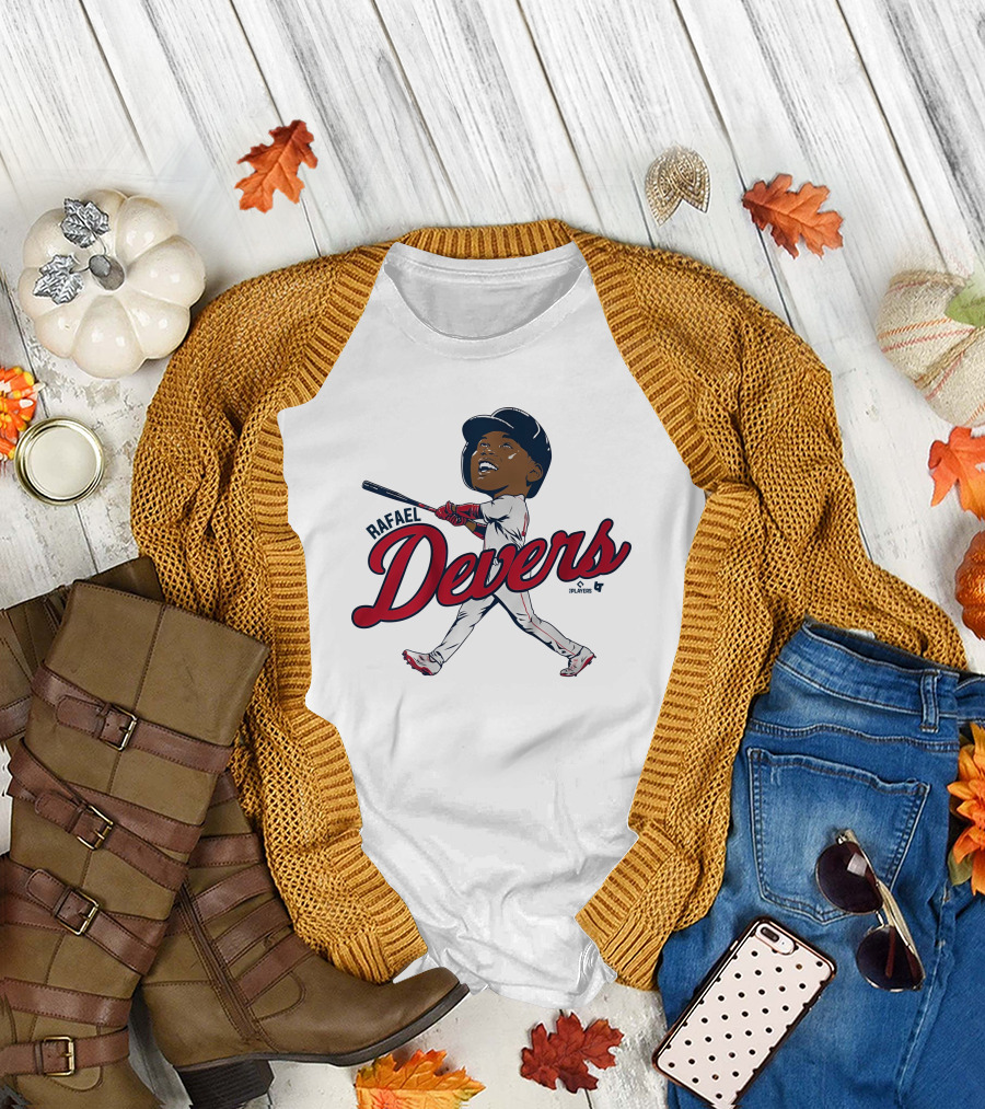 Rafael Devers Baseball Caricature Sports T-Shirt