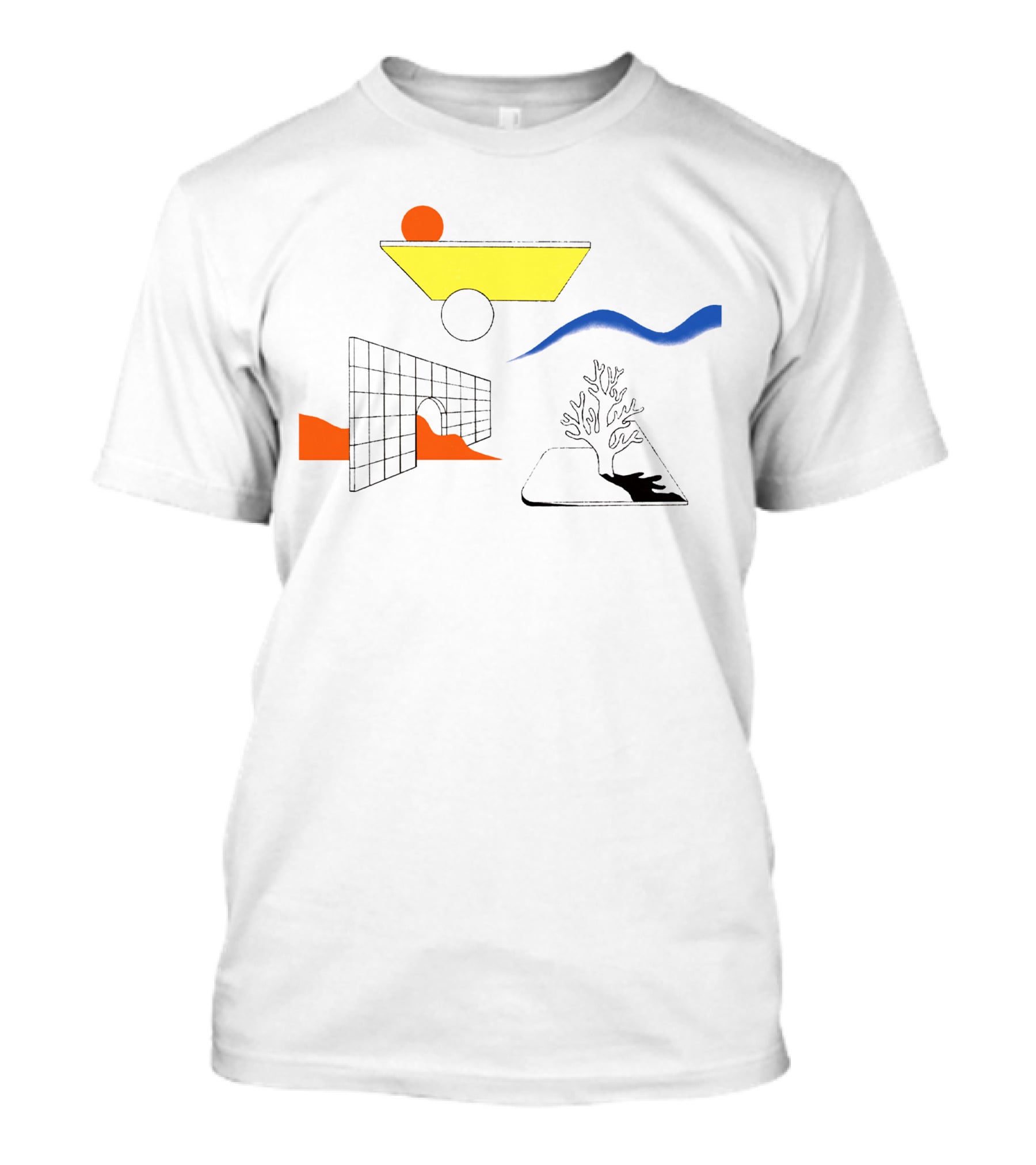 Clams Casino Unique Abstract Geometric Imagery Collection T-Shirt