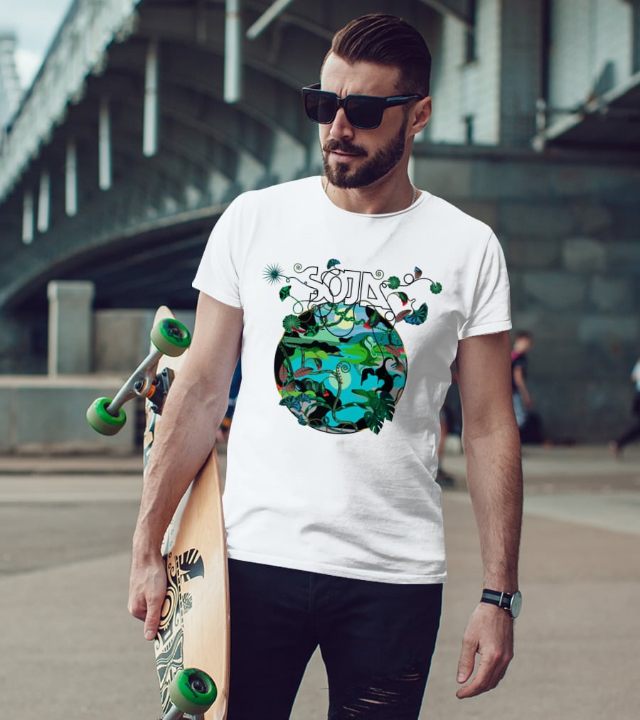 SOJA Earthy Jungle Nature Design Soja Gear T-Shirt