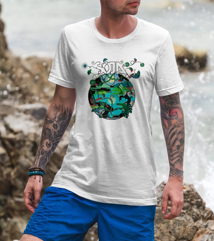 SOJA Earthy Jungle Nature Design Soja Gear T-Shirt