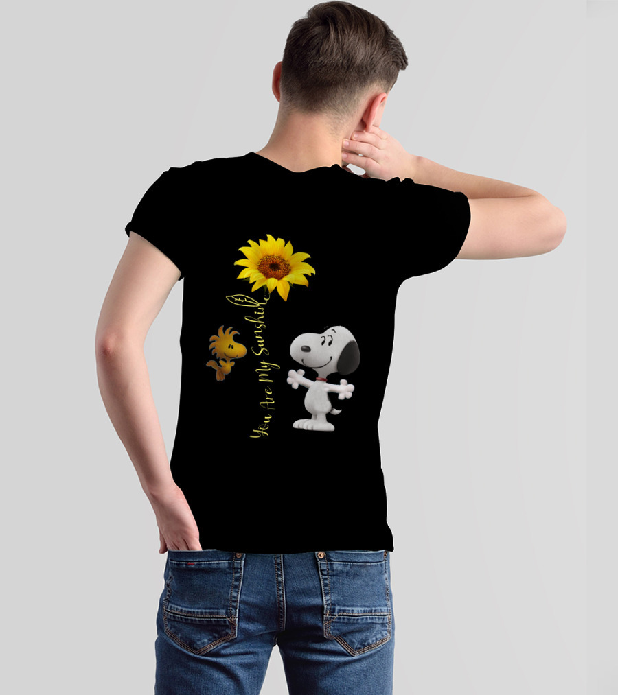 Snoopy And Woodstock You Are My Sunshine Sunflower T-Shirt