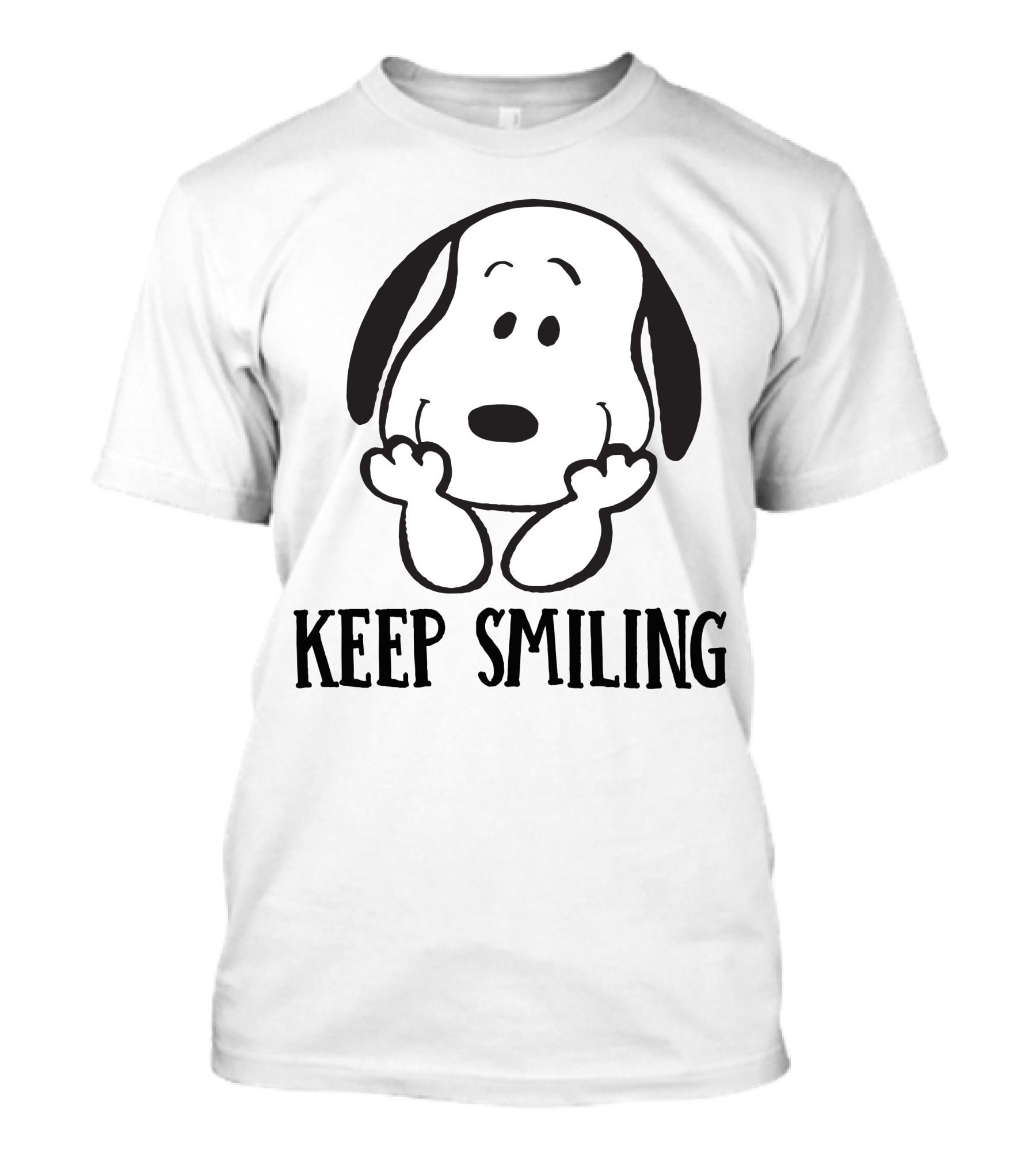 Keep Smiling Snoopy Peanuts T-Shirt