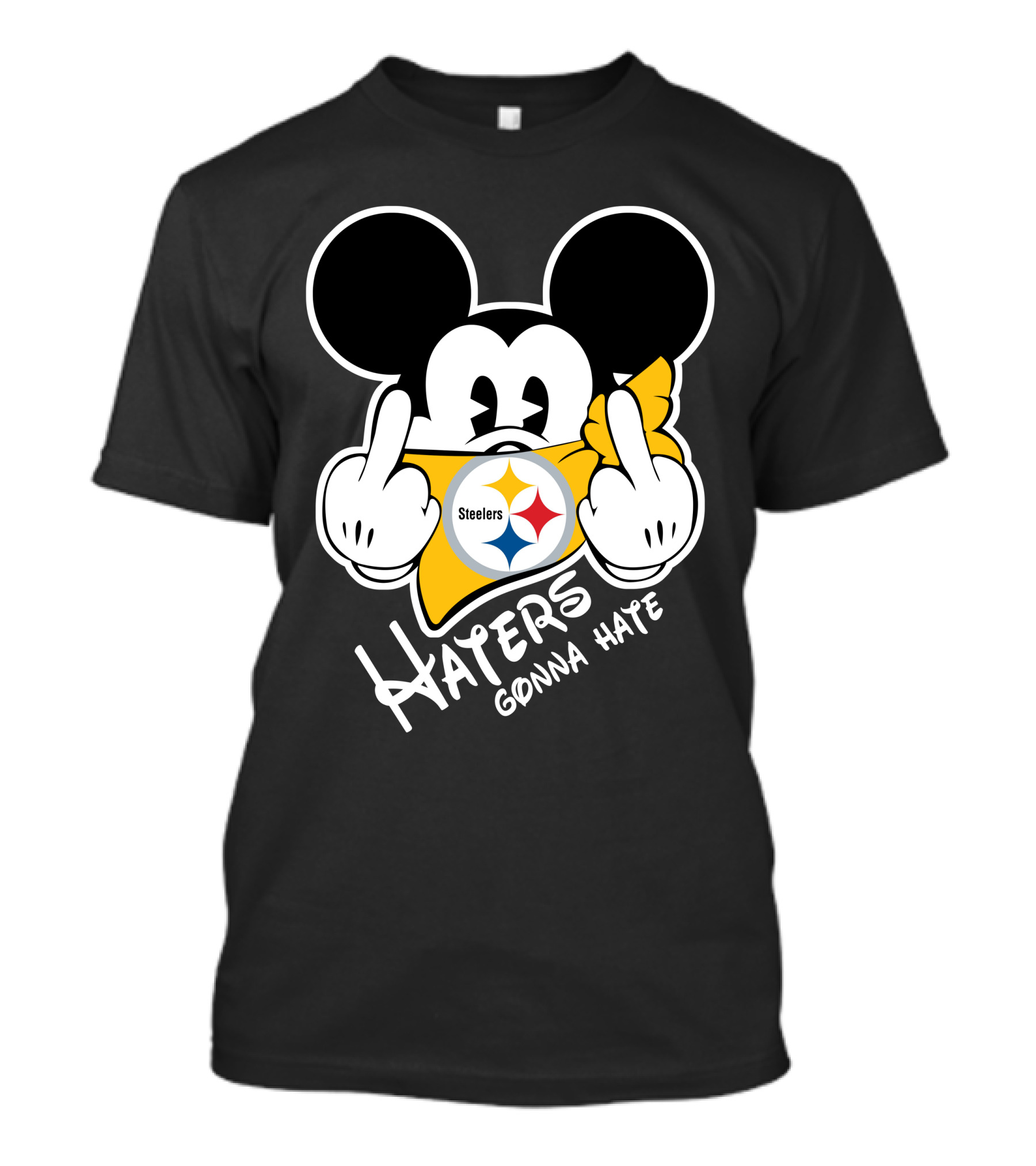Haters Gonna Hate Mickey Mouse Steelers T-Shirt