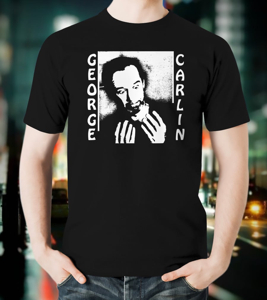 George Carlin It Only Hurts When I Think Wyco Vintage T-Shirt