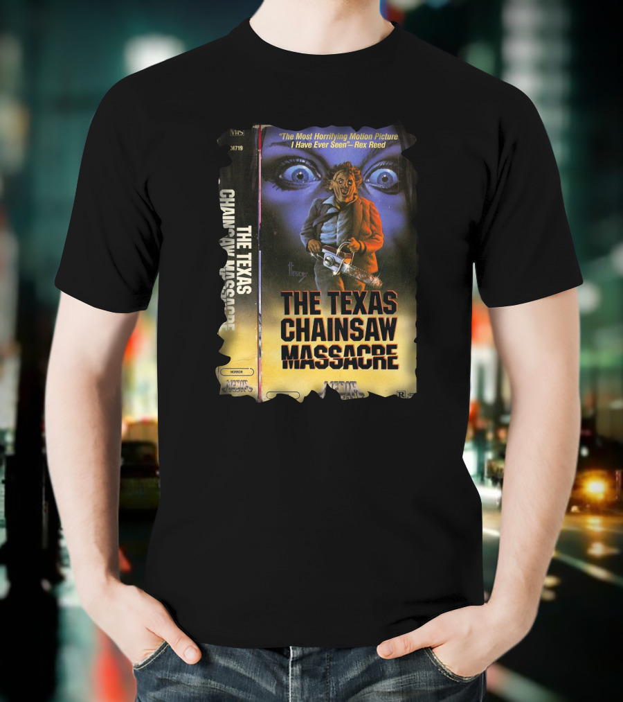 The Texas Chainsaw Massacre Most Horrifying Motion Picture Rex Reed T-Shirt