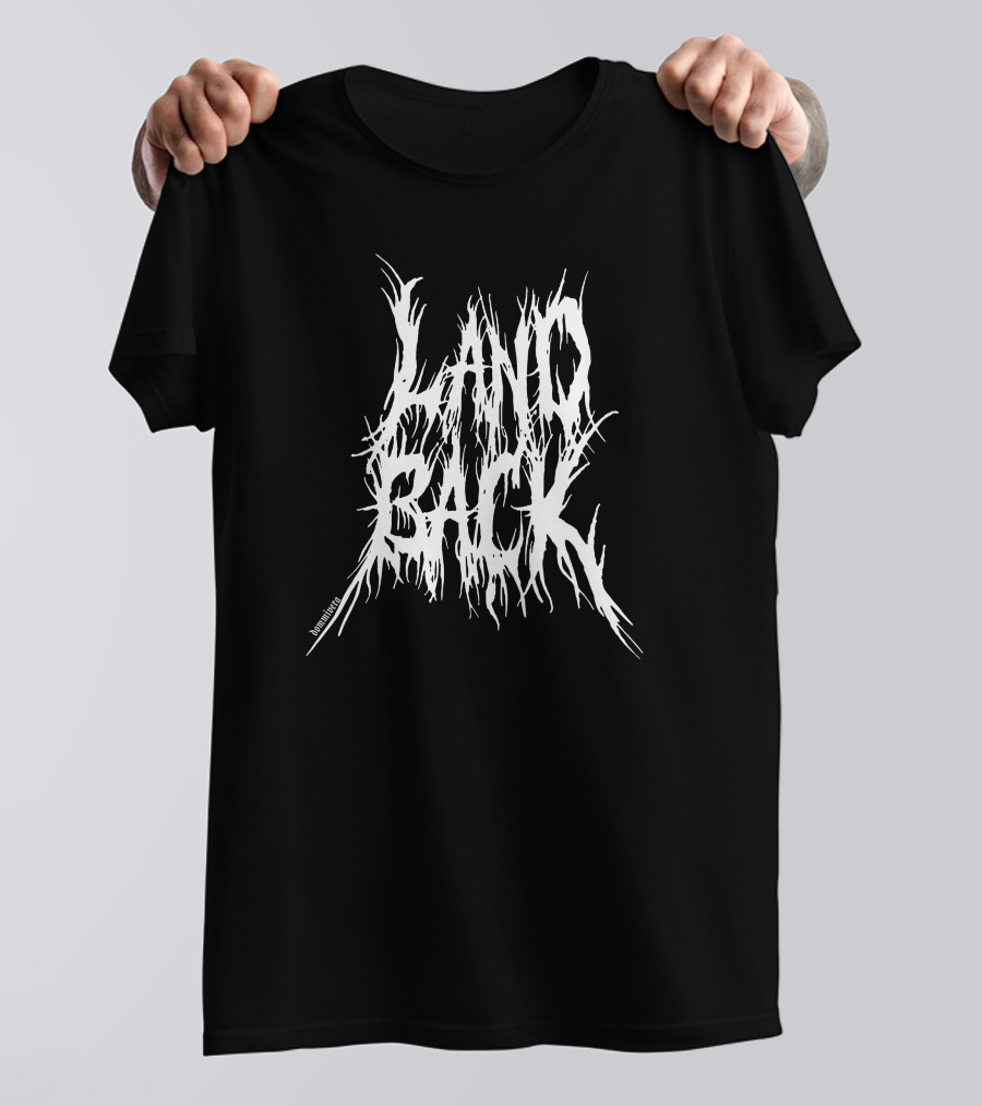 Land Back Dommivera Auntie Ag Black Metal T-Shirt