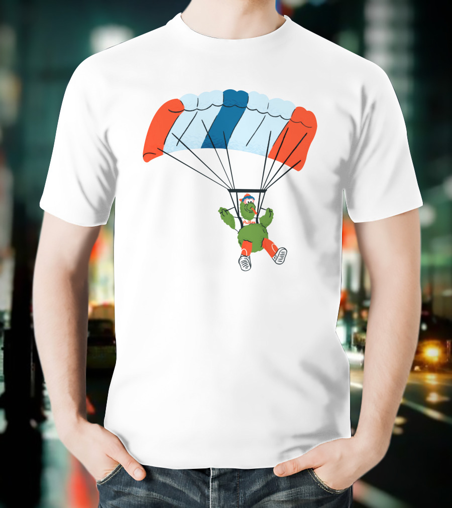 Baseballin Parachuting Mascot On Our Way To A 162-0 Season T-Shirt