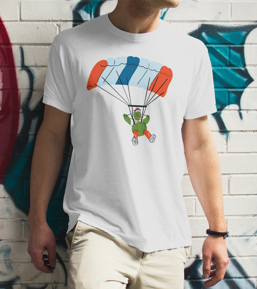 Baseballin Parachuting Mascot On Our Way To A 162-0 Season T-Shirt