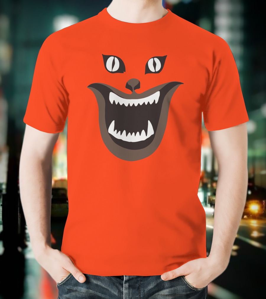 Criterion Channel The Criterion House Horror Cat Face Criterion Merch T-Shirt