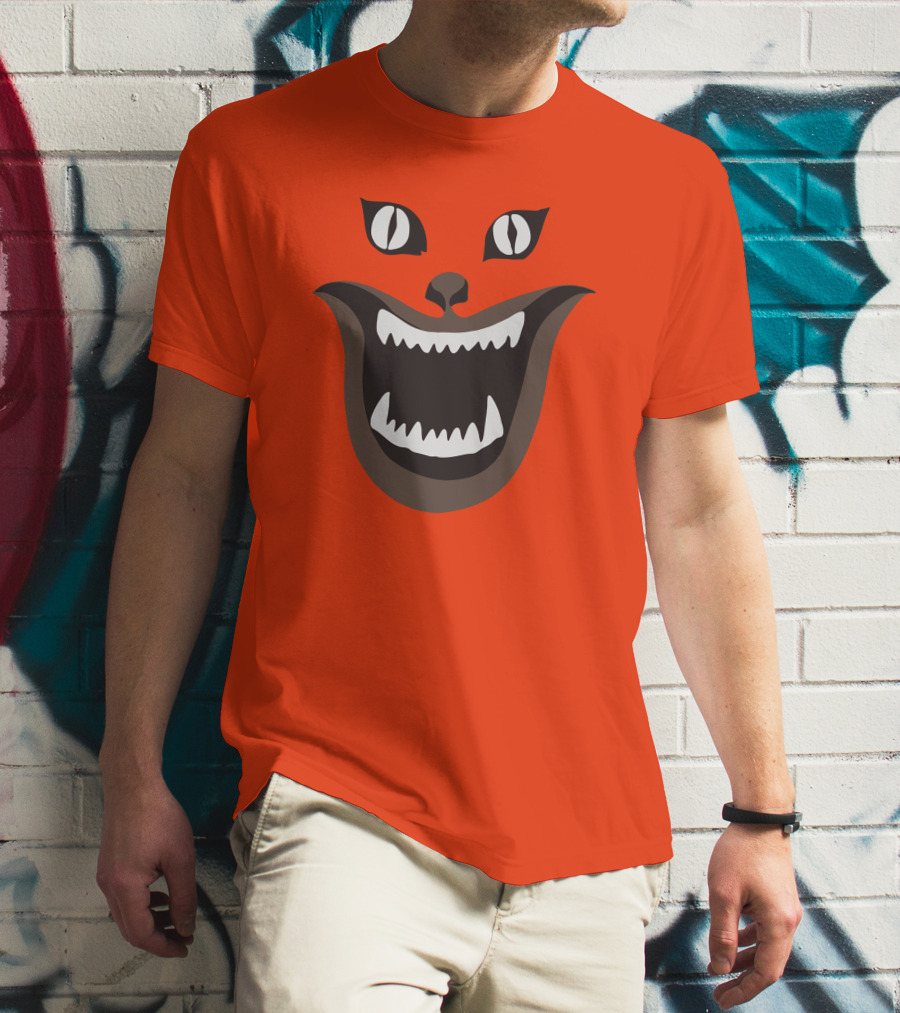 Criterion Channel The Criterion House Horror Cat Face Criterion Merch T-Shirt