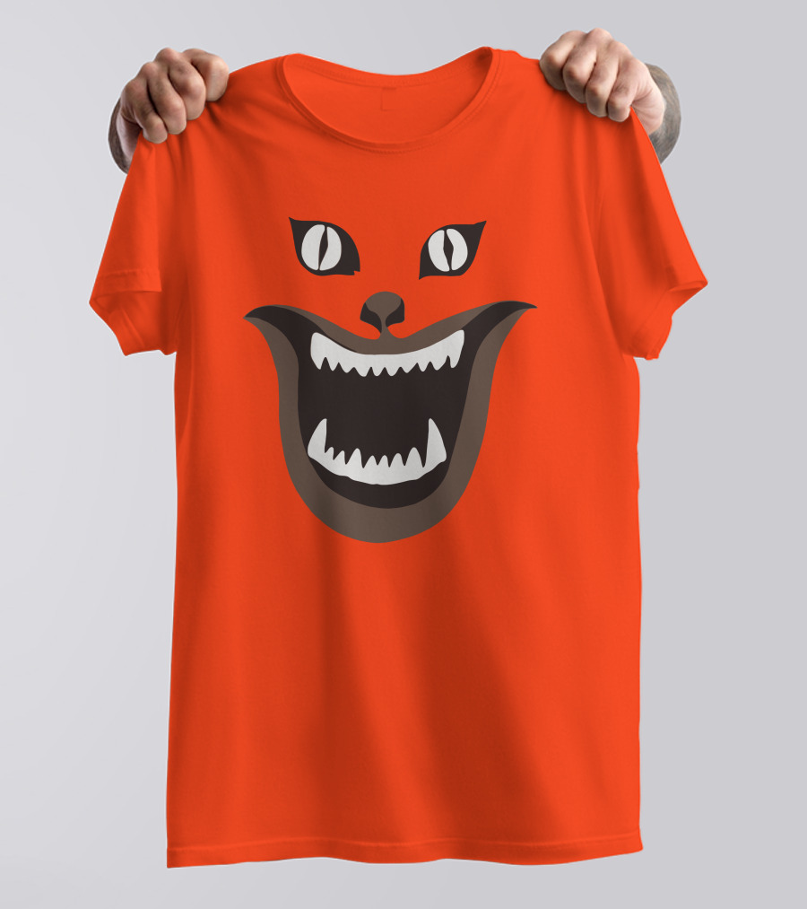 Criterion Channel The Criterion House Horror Cat Face Criterion Merch T-Shirt