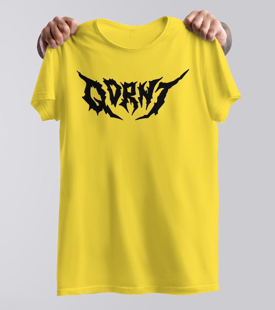 Qdrnt Gothic Style Text With Jagged Font T-Shirt