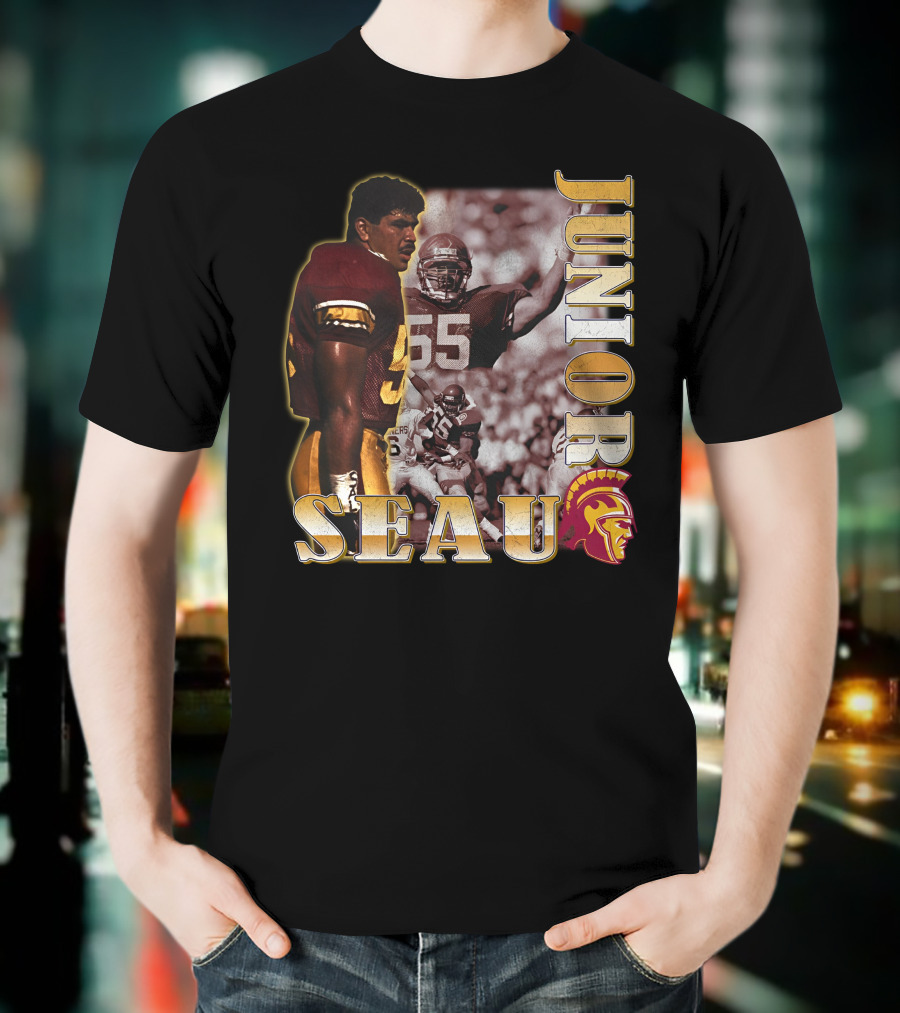 Junior Seau USC Trojans 55 Football Legend T-Shirt