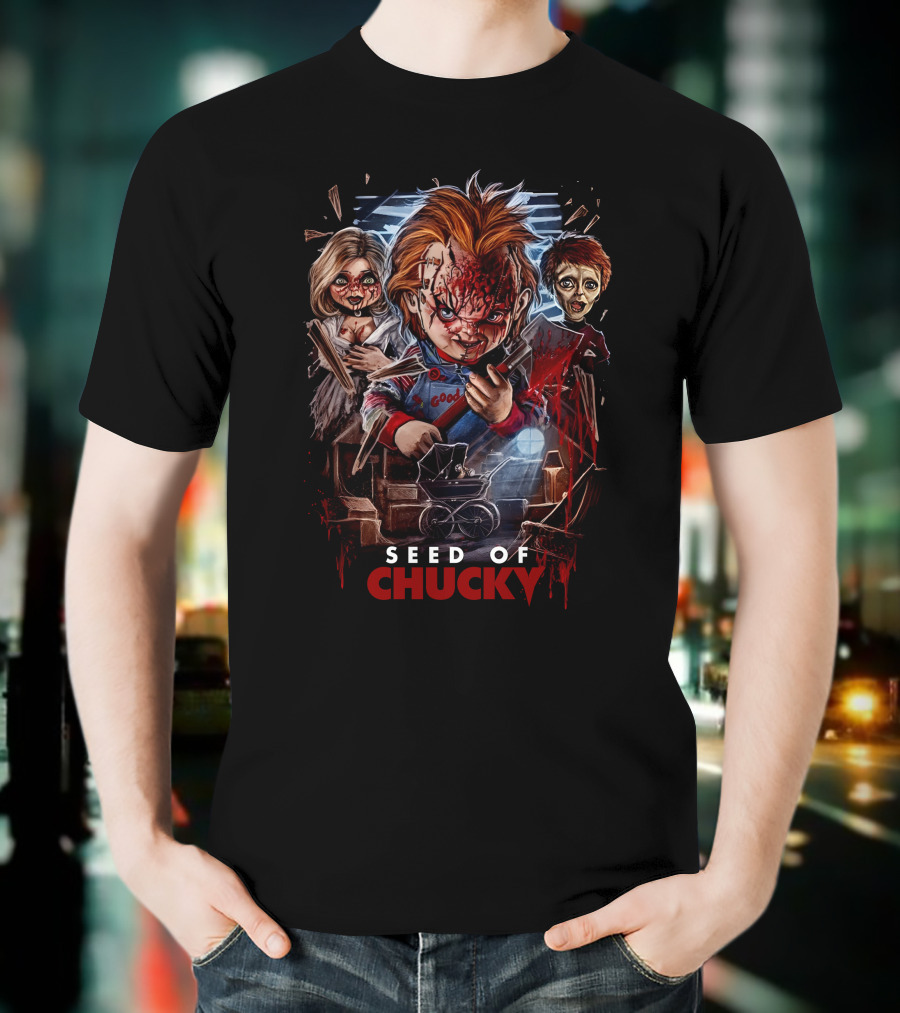 Seed Of Chucky Horror Movie Character Trio Fear The Second Coming T-Shirt