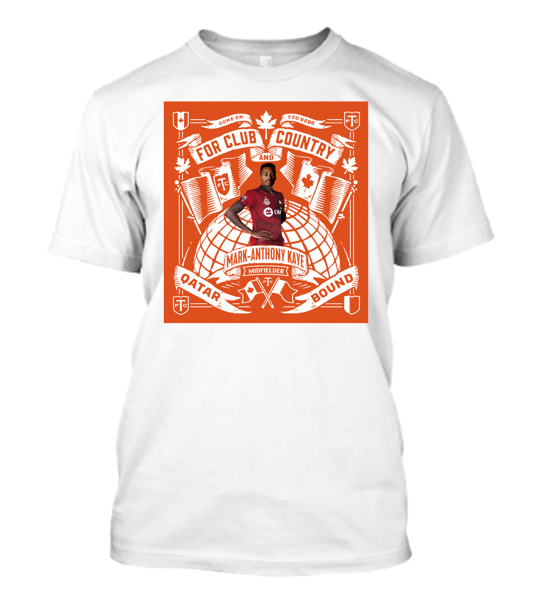 Mark Anthony Kaye Midfielder For Club And Country Qatar Bound T-Shirt