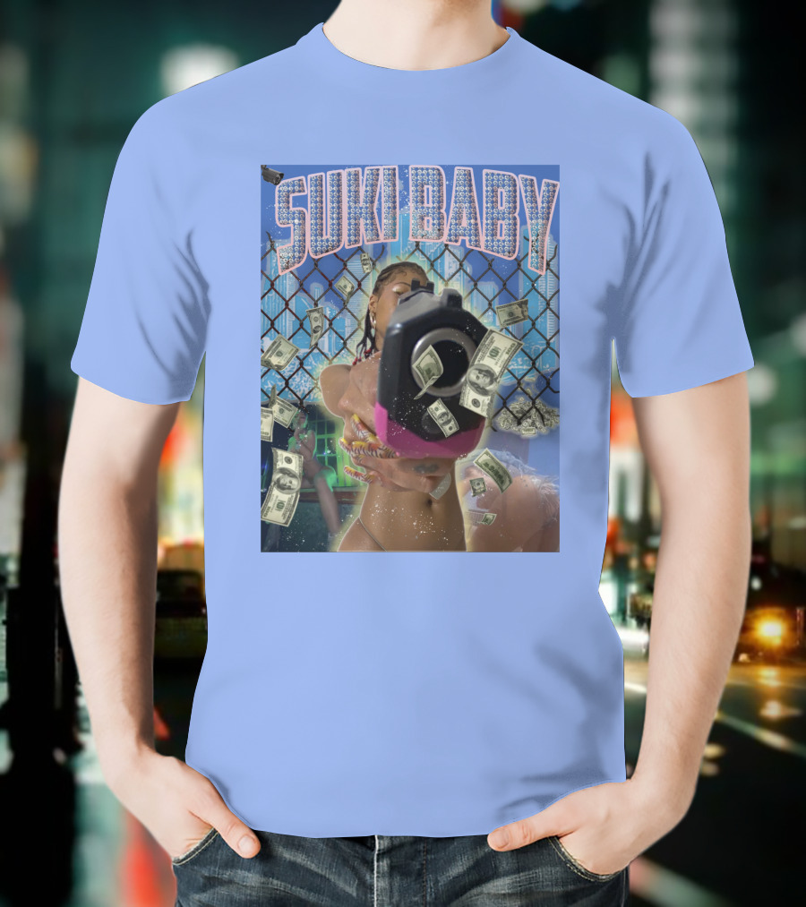 Suki Baby Money And Glamour Urban Aesthetic T-Shirt