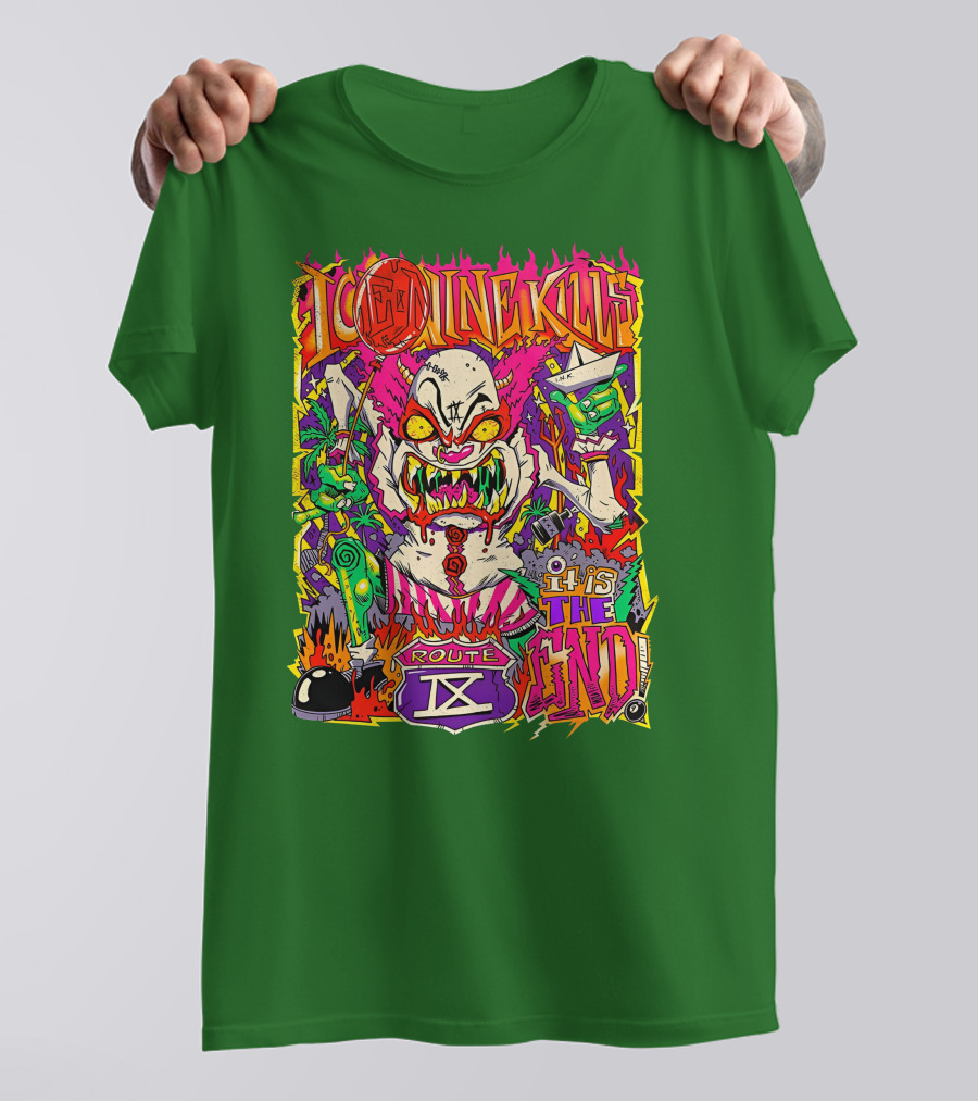 Ice Nine Kills Zombie Clown Route IX It’s The End T-Shirt