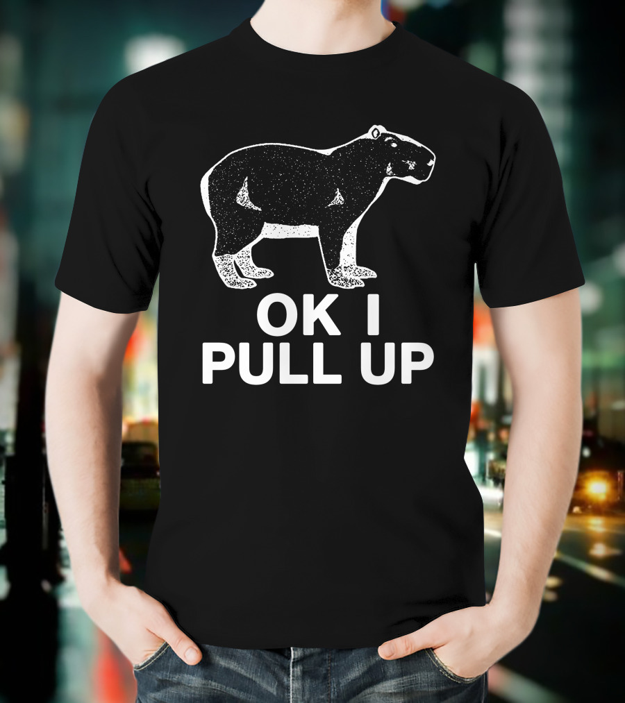 Capybaraman Ok I Pull Up T-Shirt