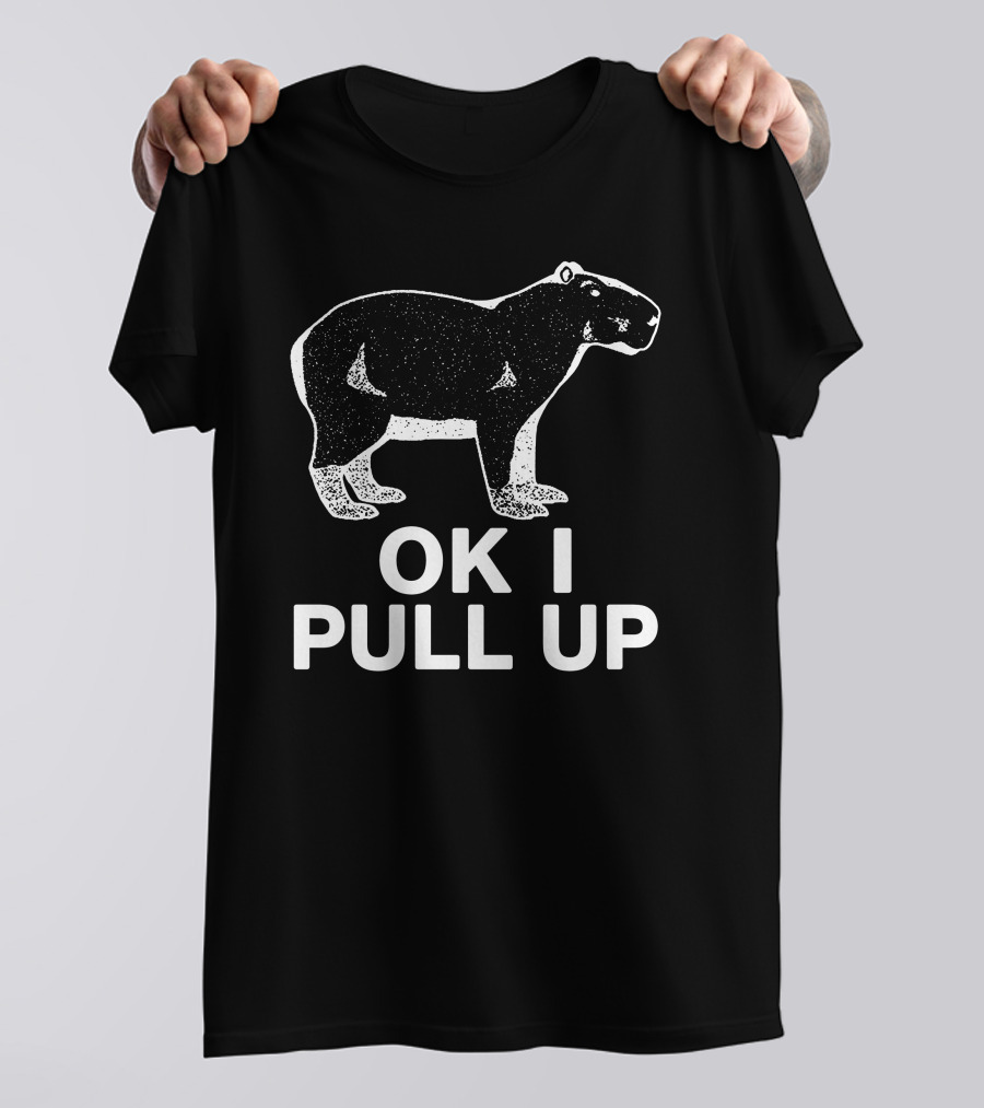 Capybaraman Ok I Pull Up T-Shirt