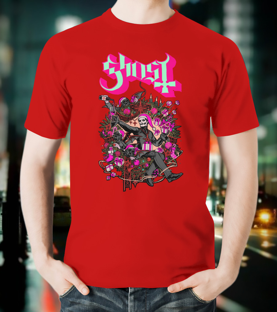 Ghost Holiday Skeleton Festivus T-Shirt