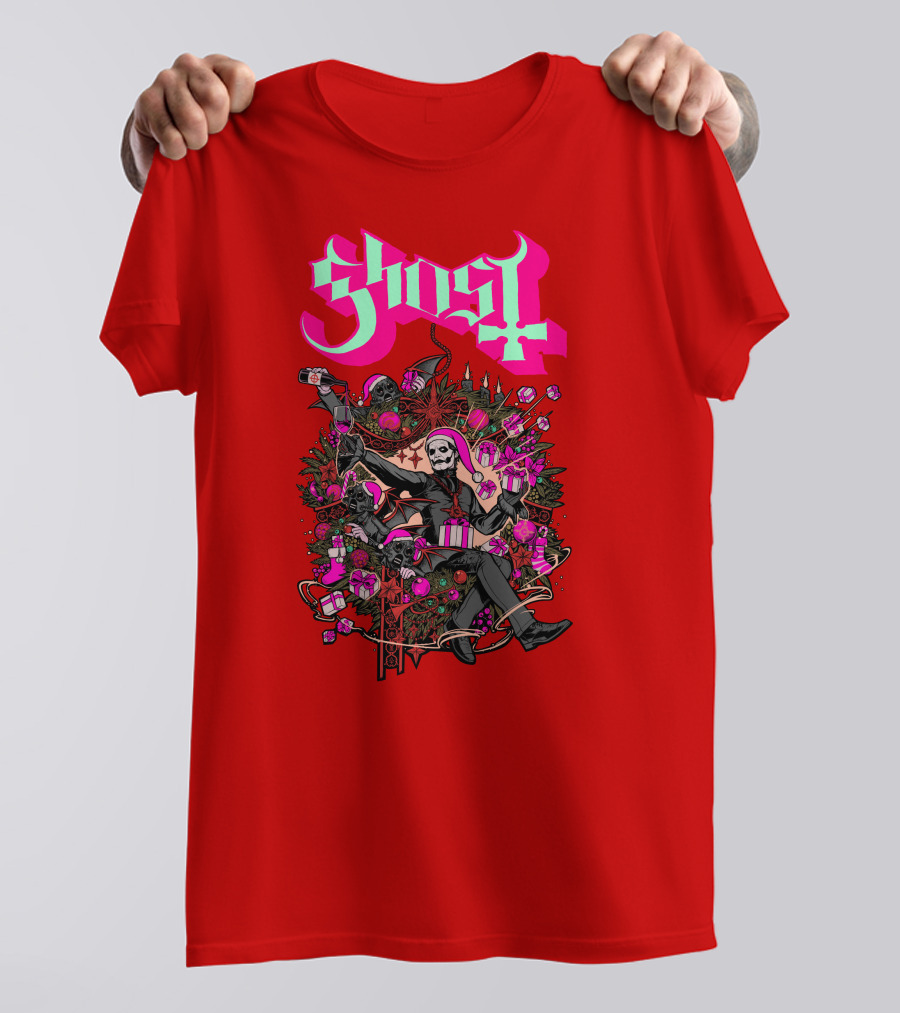 Ghost Holiday Skeleton Festivus T-Shirt