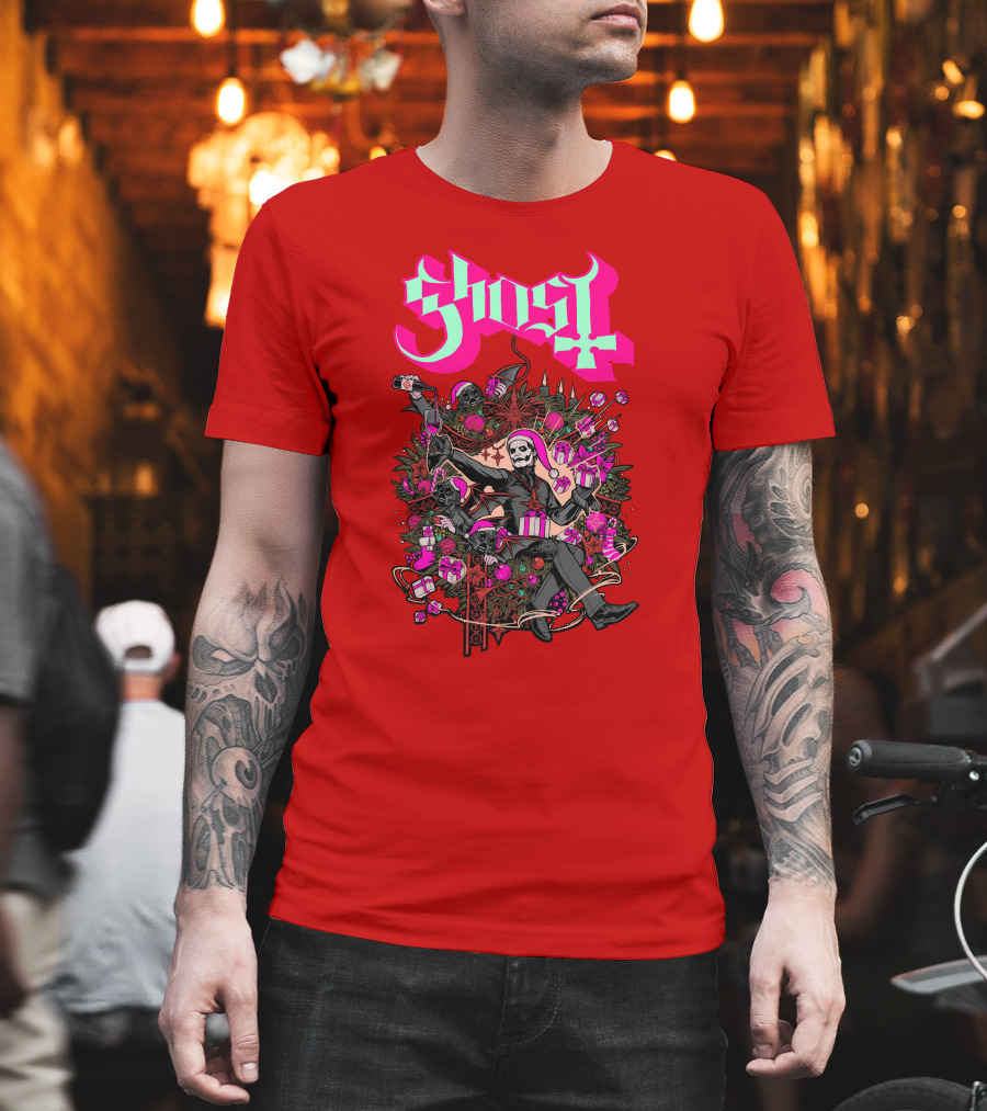 Ghost Holiday Skeleton Festivus T-Shirt
