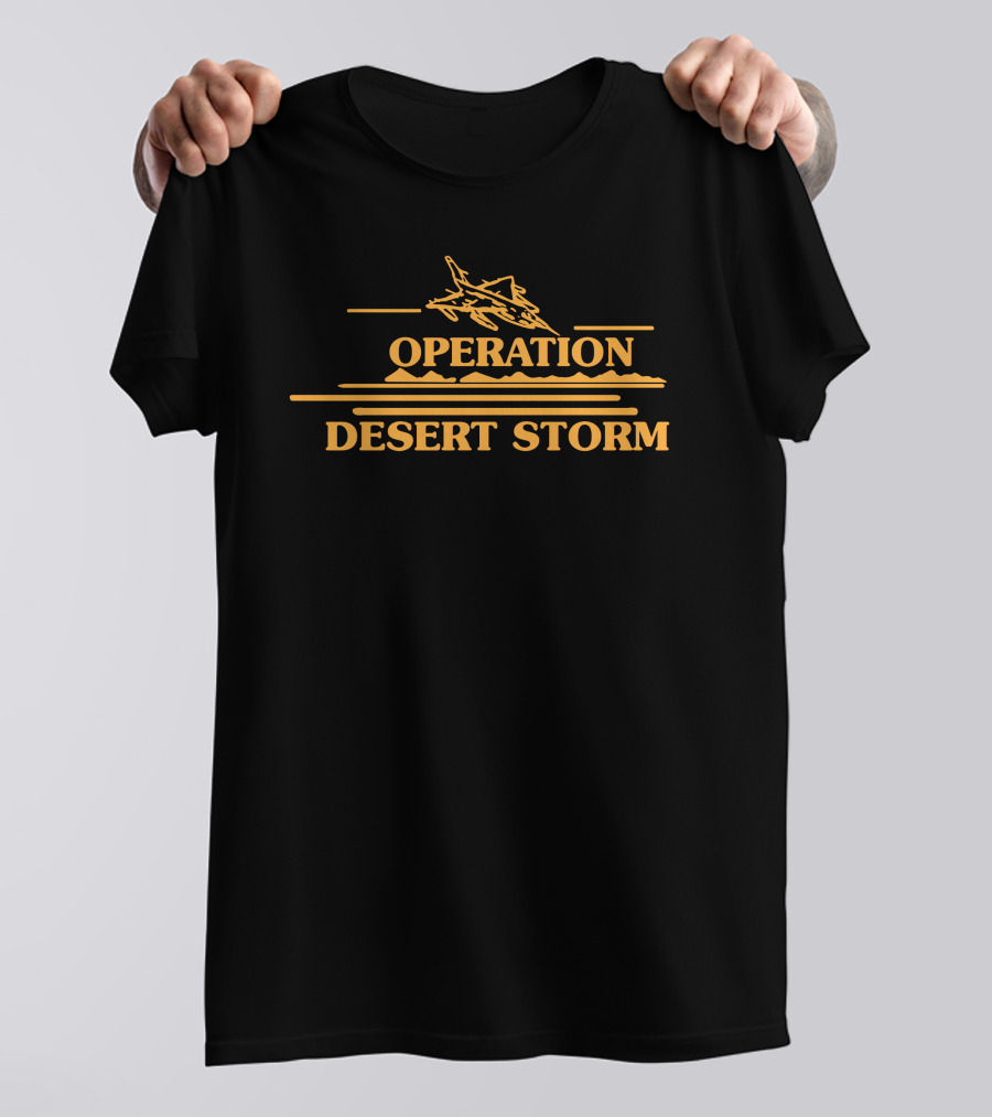 Brandy Operation Desert Storm Fighter Jet T-Shirt