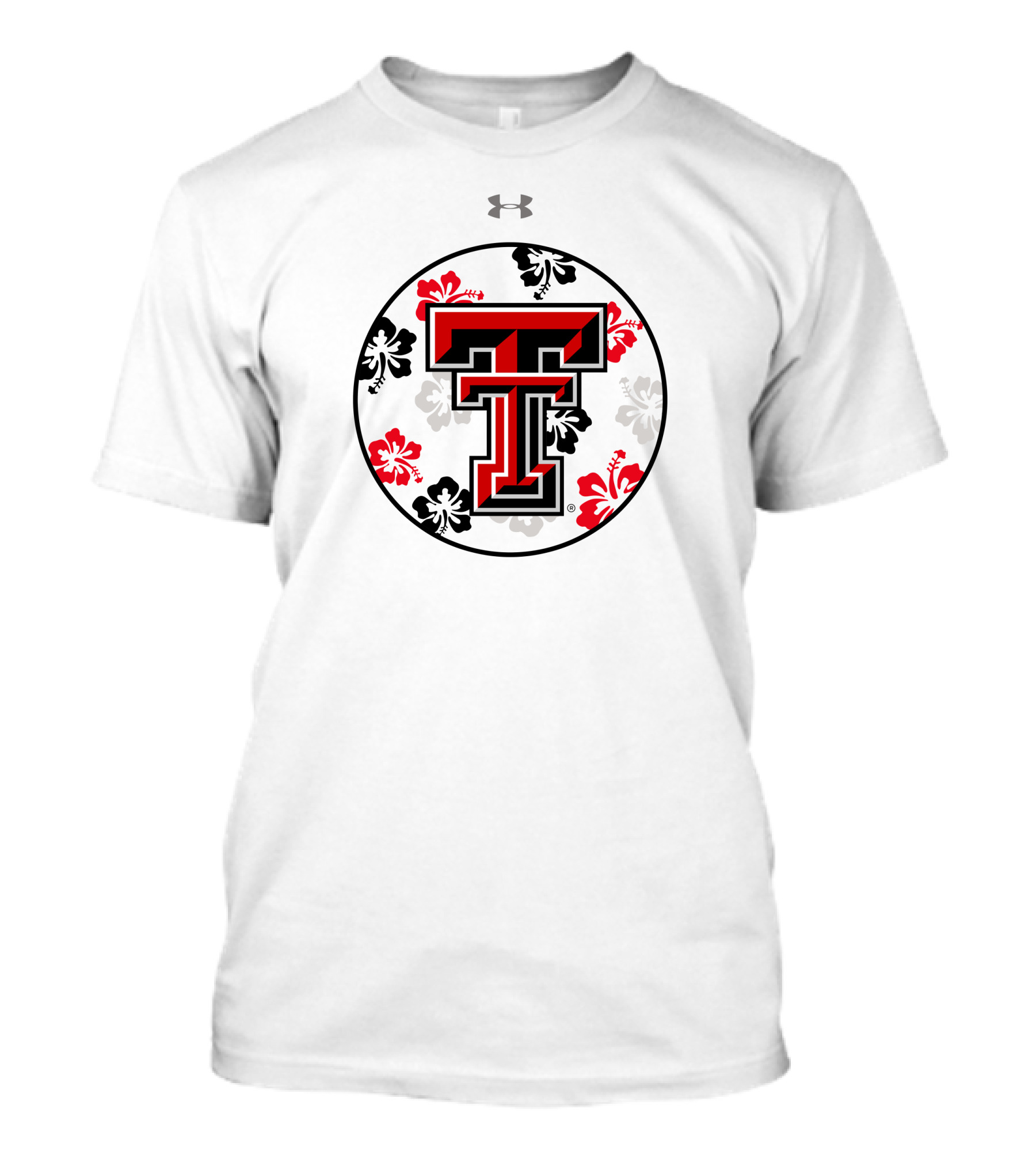 Texas Tech Basketball Hibiscus Maui Under Armour T-Shirt