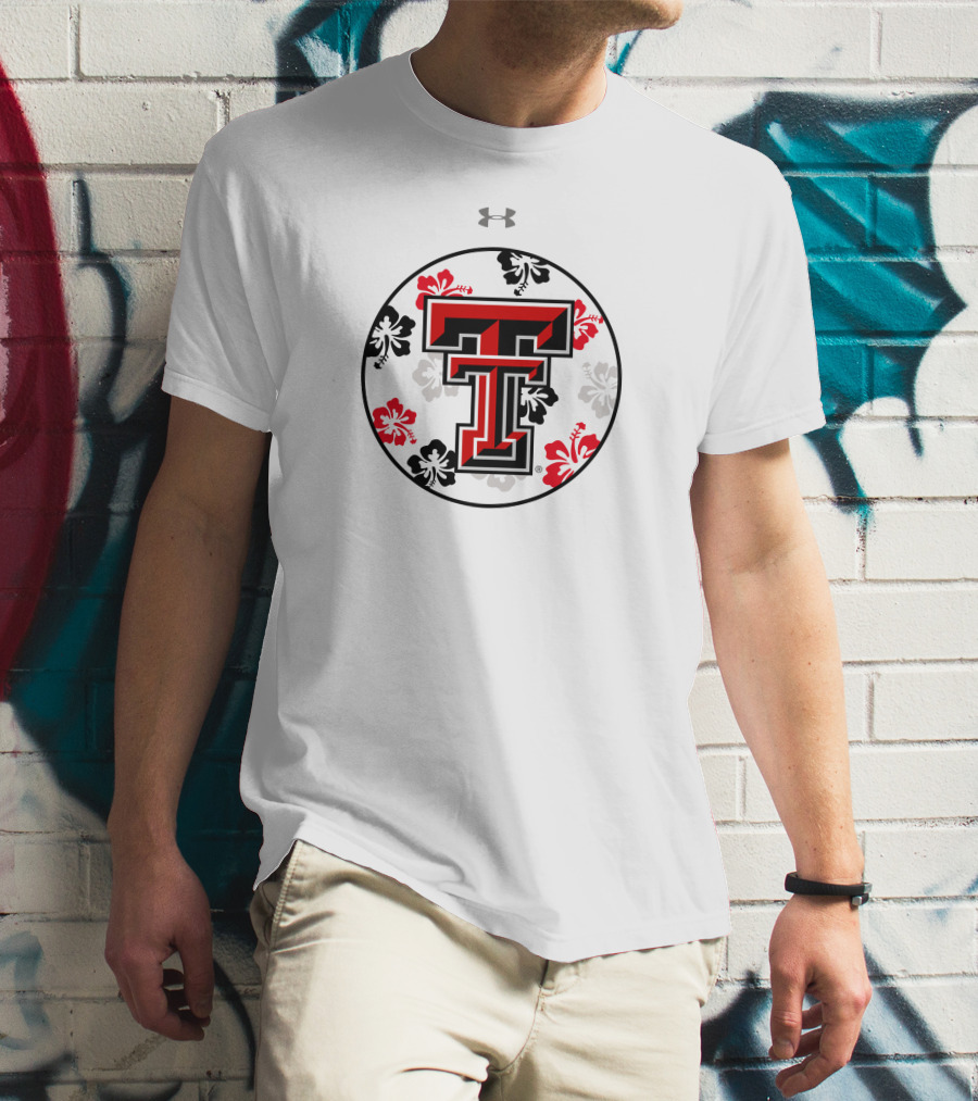 Texas Tech Basketball Hibiscus Maui Under Armour T-Shirt
