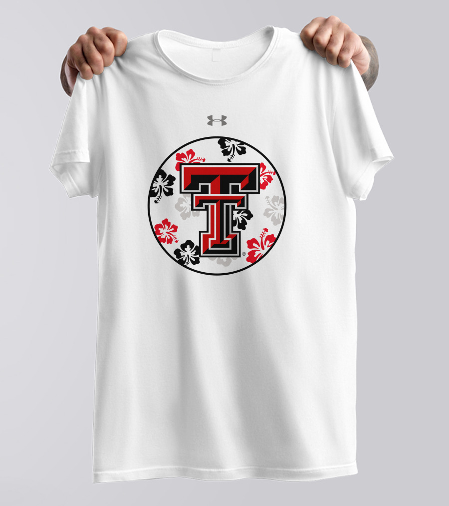 Texas Tech Basketball Hibiscus Maui Under Armour T-Shirt