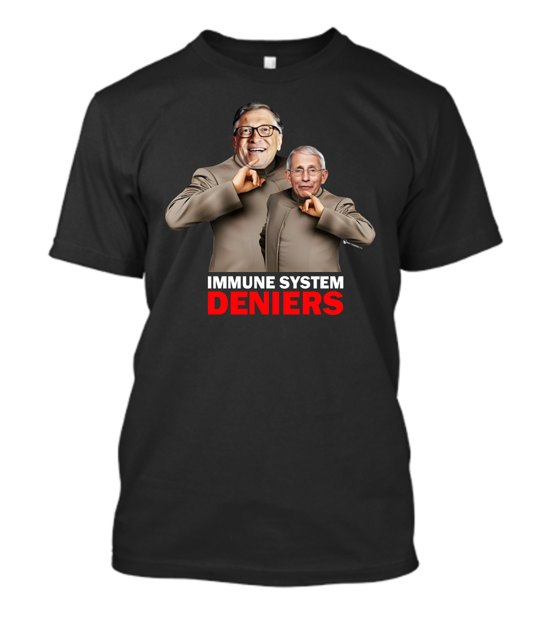 Immune System Deniers Dr. Evil Parody Mock Turtleneck Villains T-Shirt