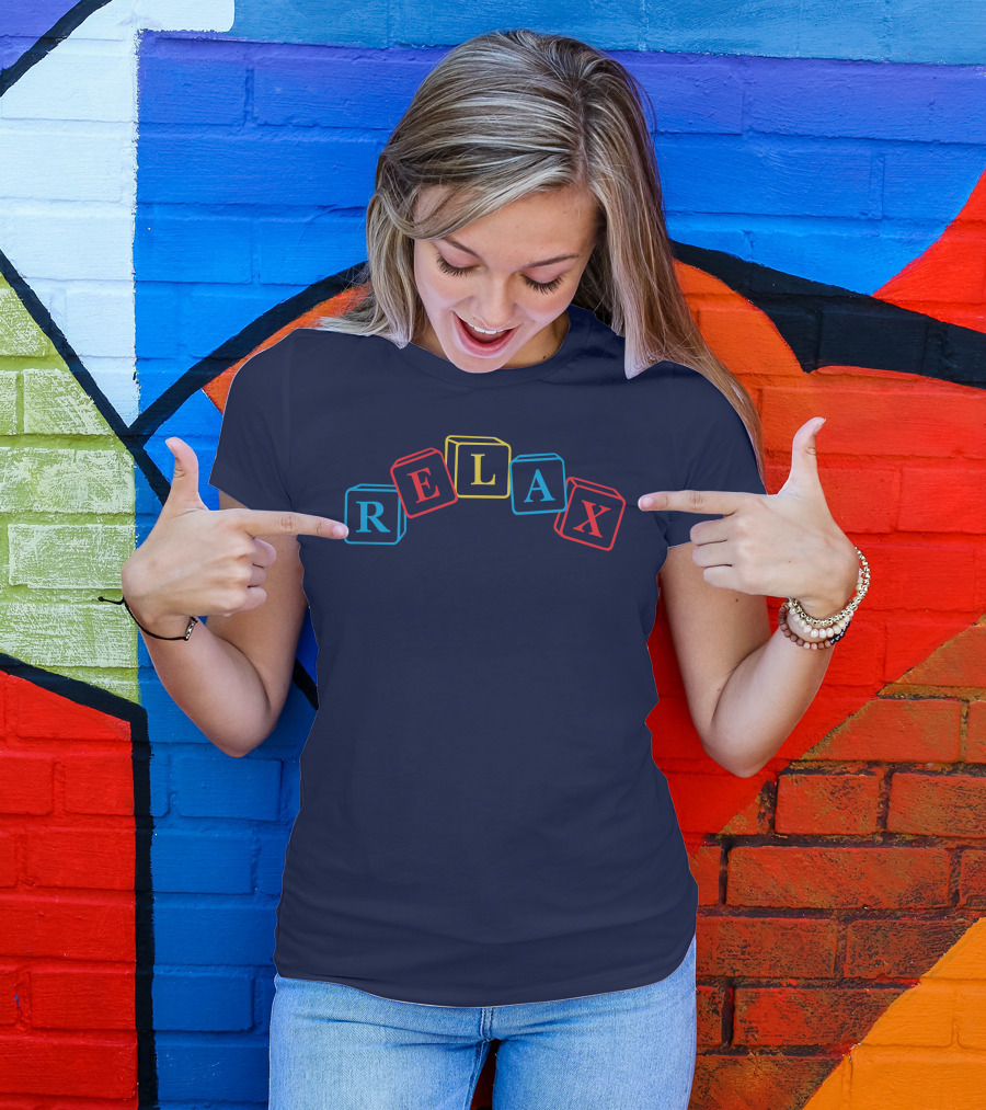 Relax Kid’s Block Toy Cubes T-Shirt