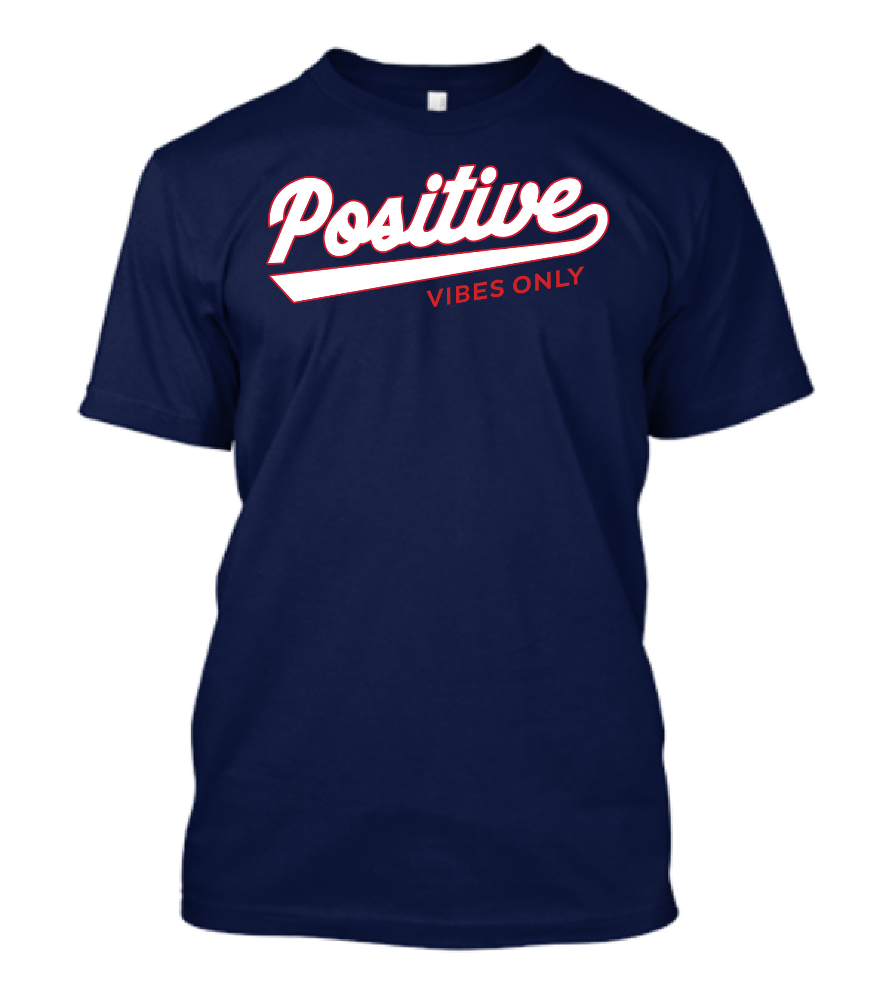 Positive Vibes Only Football T-Shirt