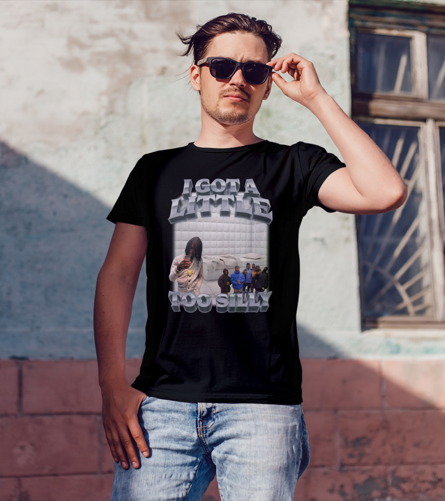 I Got A Little Too Silly Padded Room Selfie Group Posing T-Shirt