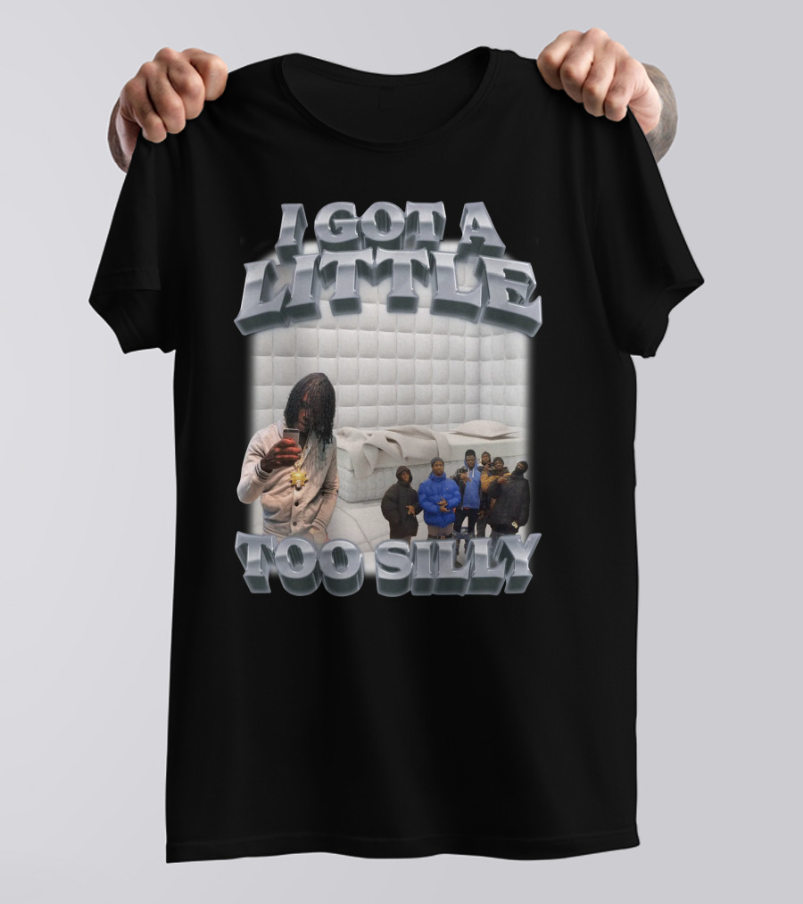 I Got A Little Too Silly Padded Room Selfie Group Posing T-Shirt