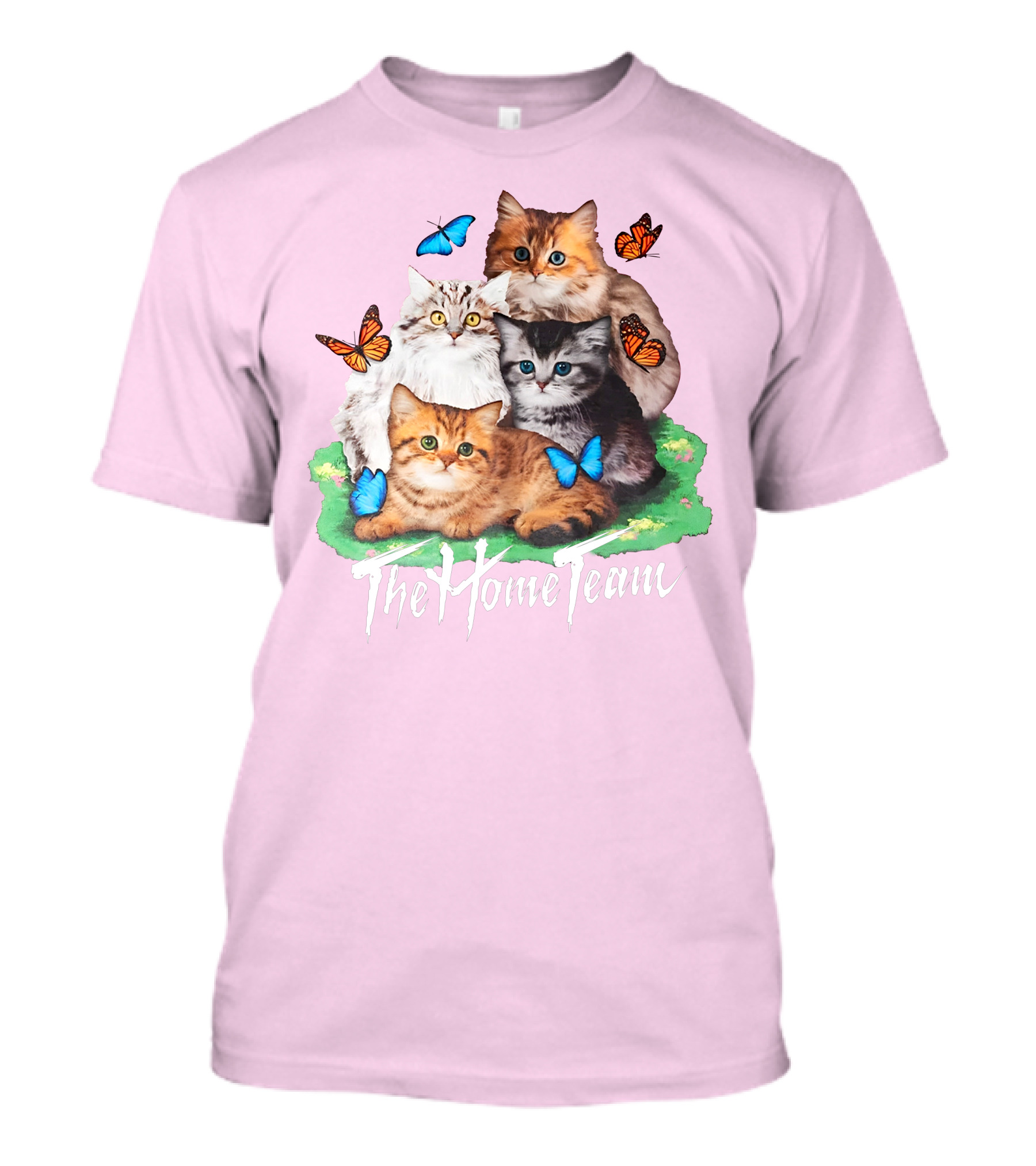 Kittens The Home Team Butterflies T-Shirt
