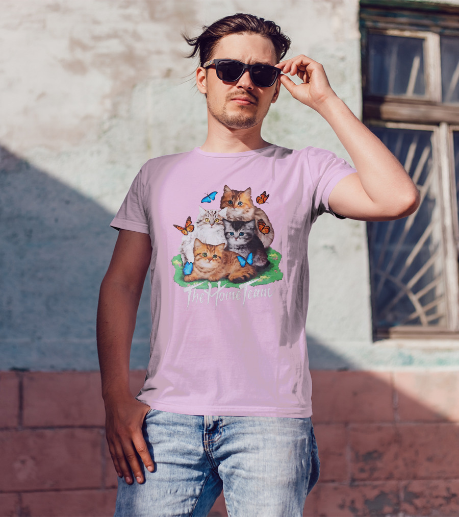 Kittens The Home Team Butterflies T-Shirt