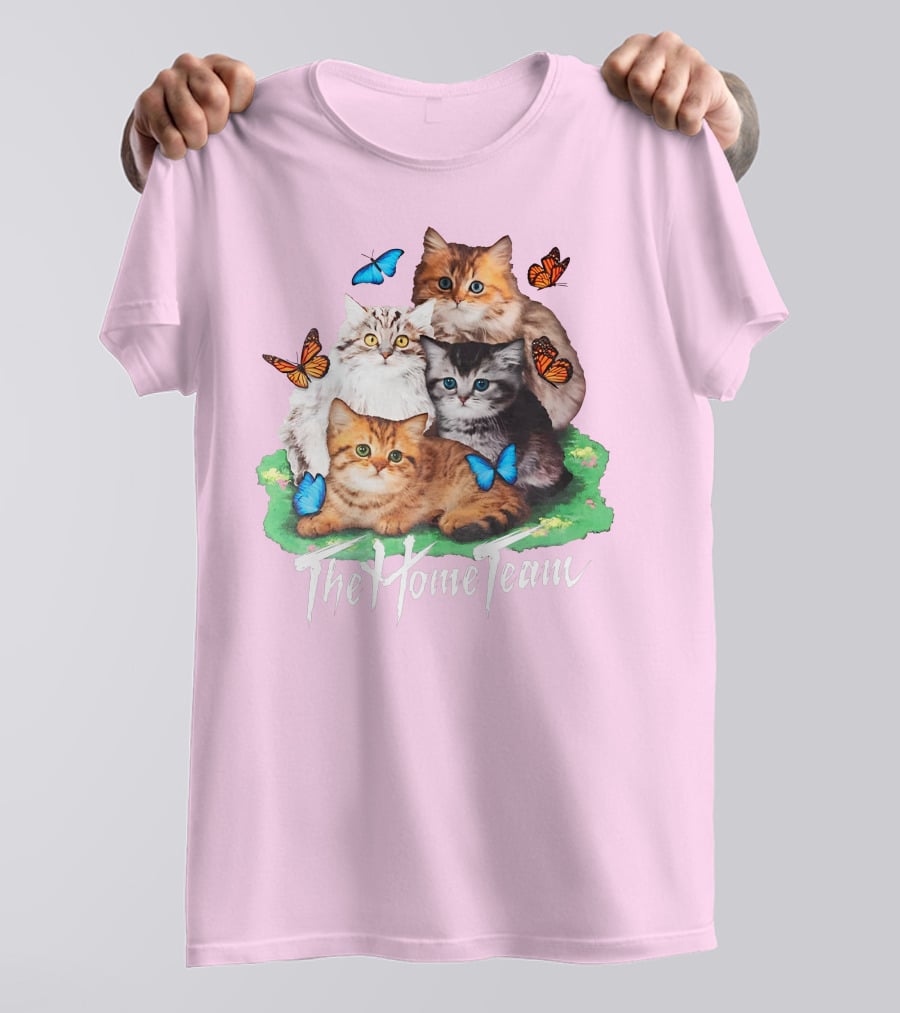 Kittens The Home Team Butterflies T-Shirt