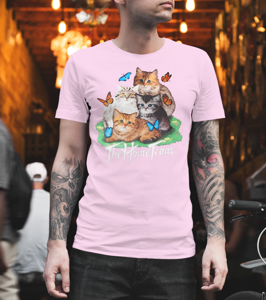 Kittens The Home Team Butterflies T-Shirt