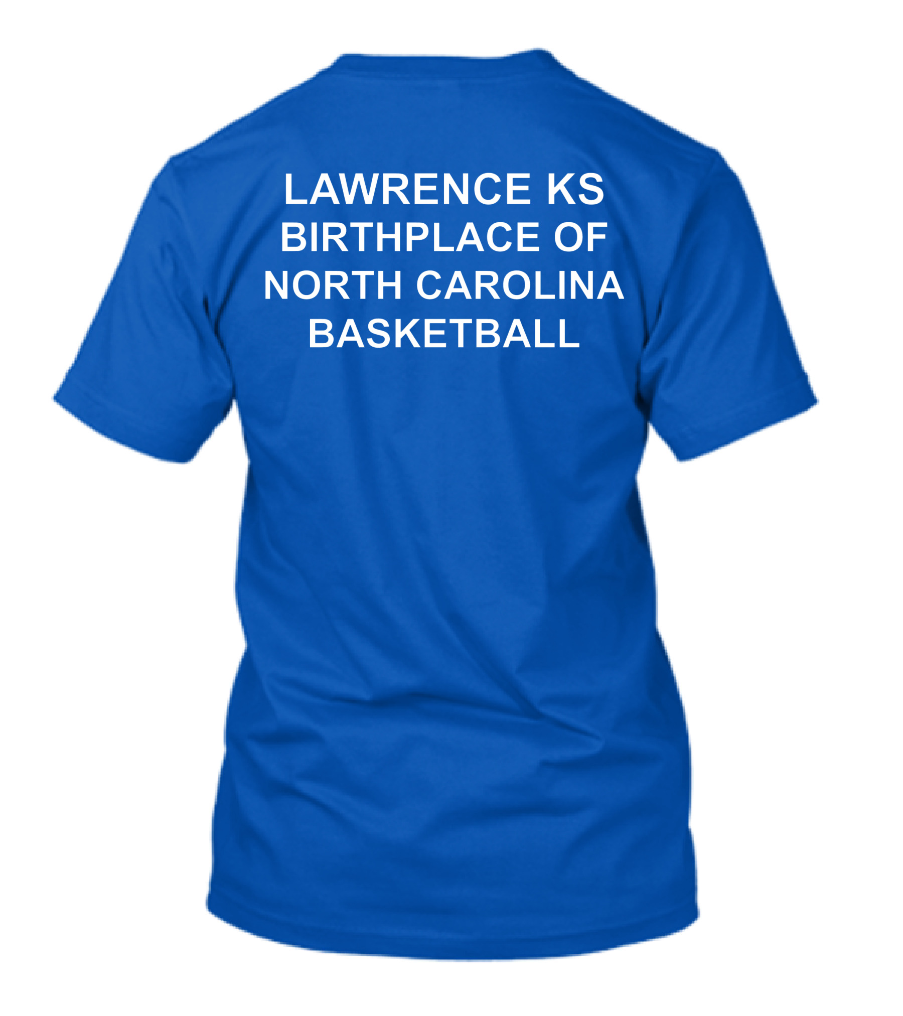 LAWRENCE KS ORIGINS OF NORTH CAROLINA BASKETBALL LEGACY T-Shirt
